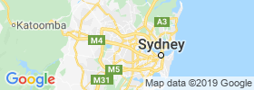 City Of Parramatta map
